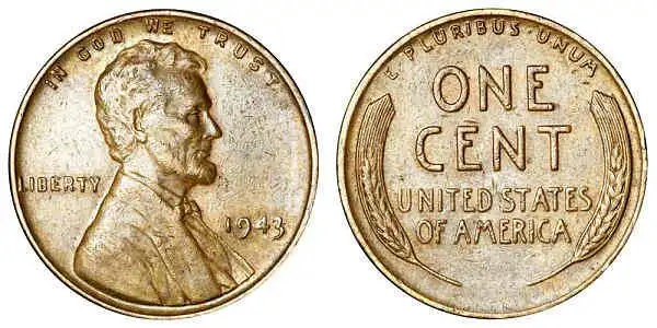 coin pennies 1944