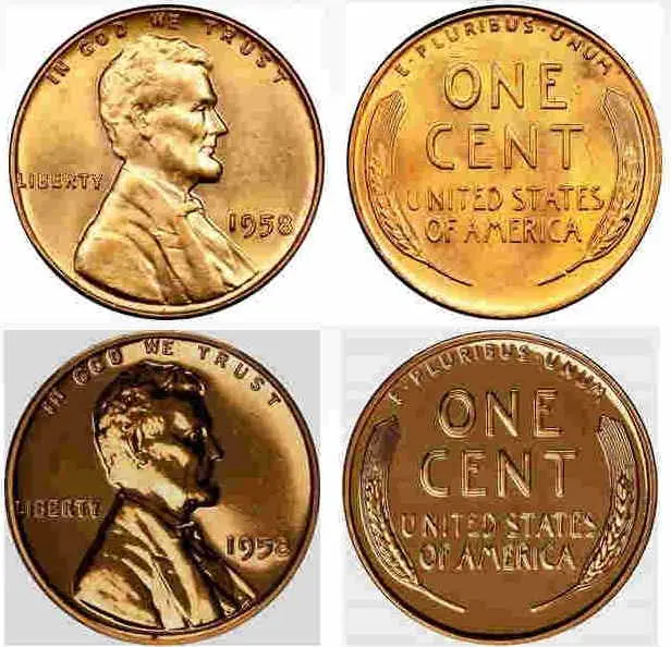 1958 lincoln one cent