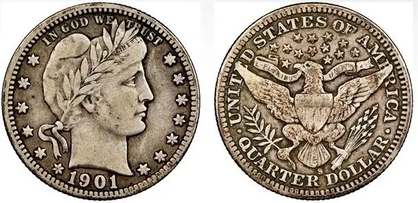 1901-Barber-most-valuable-quarters