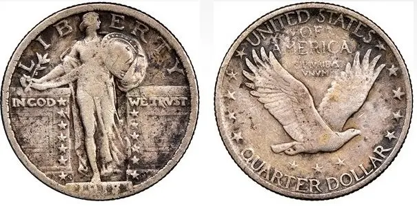 1918-S-Standing-liberty-most-valuable-quarter