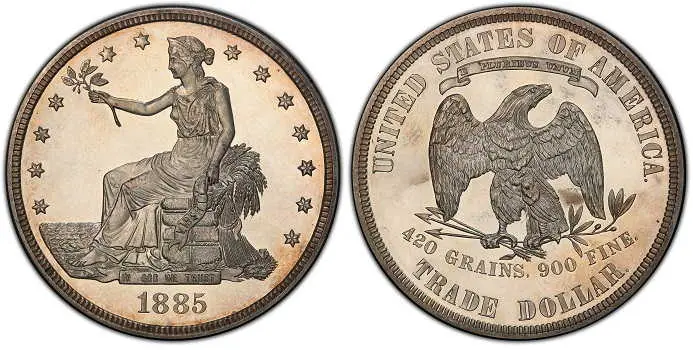 1885 Trade Dollar