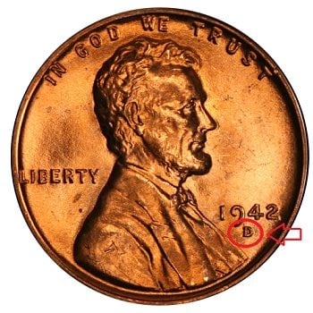 1942 d wheat penny