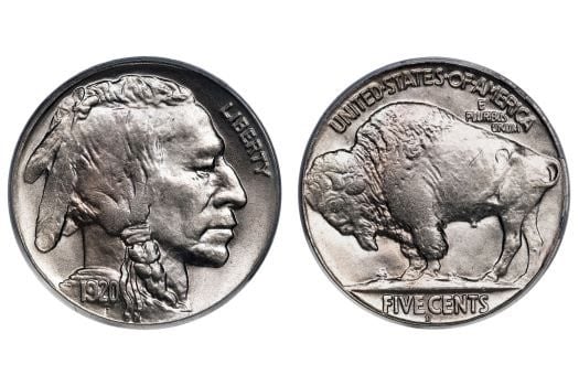 buffalo nickel 2005 worth-1920