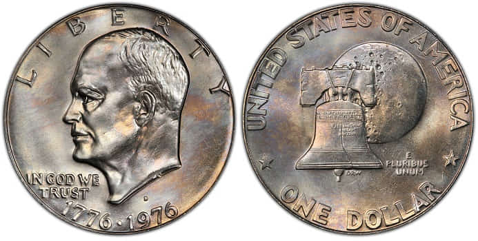 1976 D Ike Dollar Type I