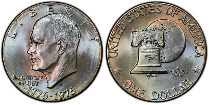 1976 D Ike Dollar Type II