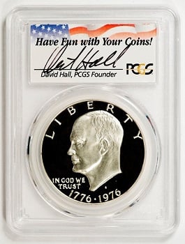 1976 S Silver David Hall Signature